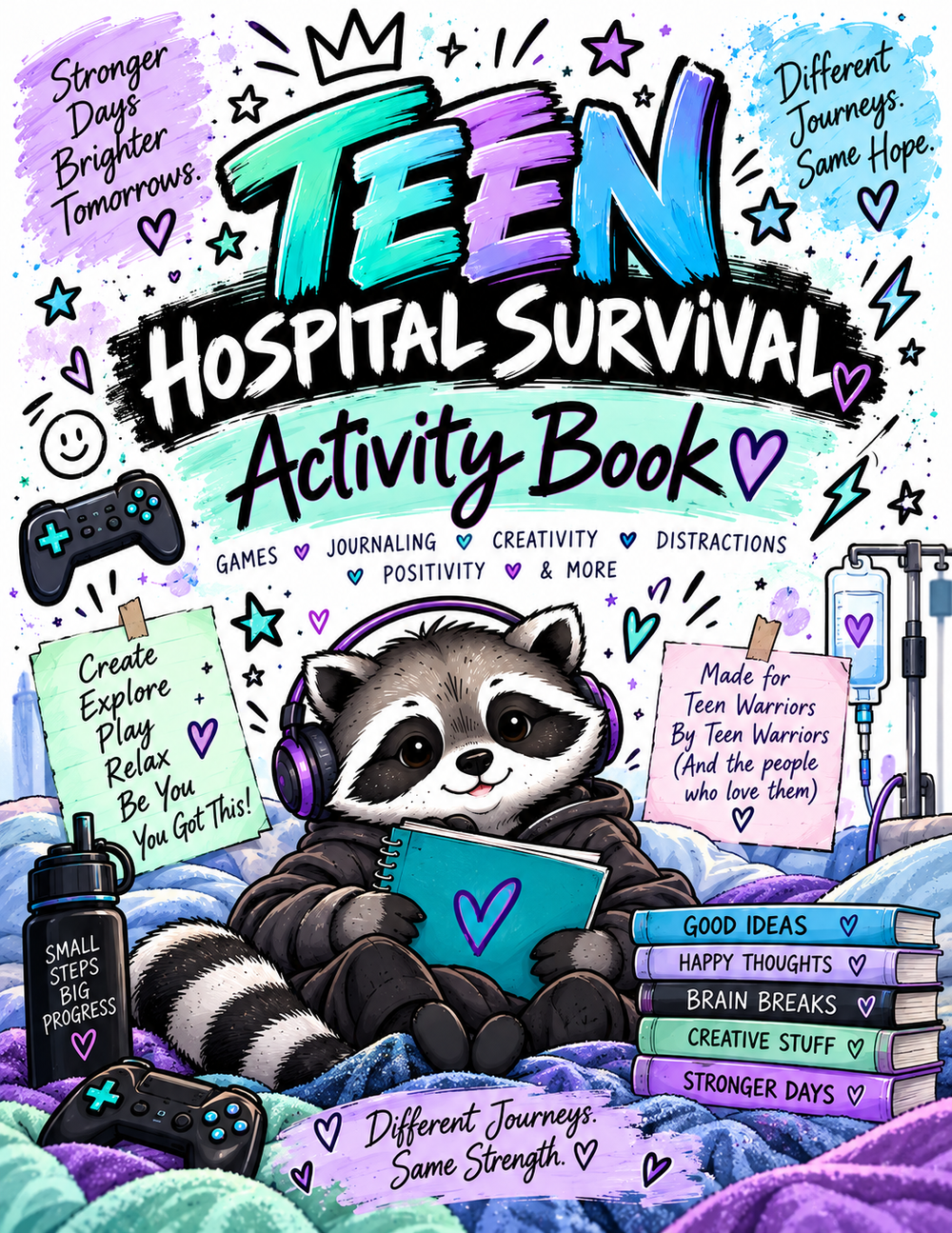 Teen Hospital Survival Activity Book – Printable Digital PDF